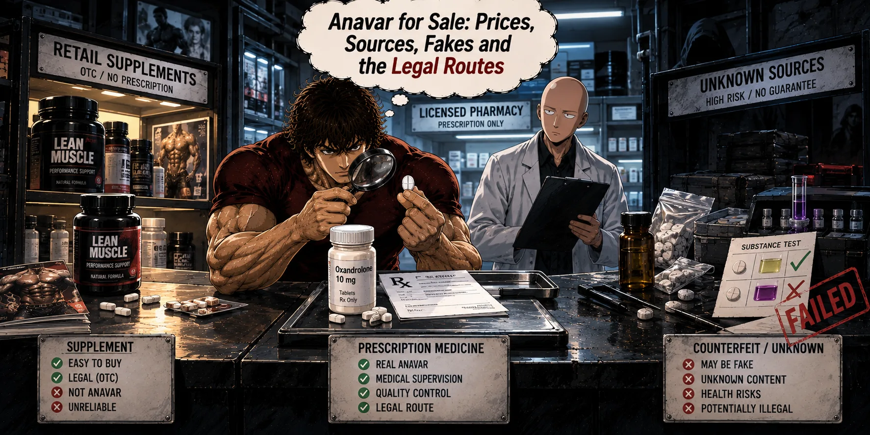 Anavar for Sale: Prices, Sources, Fakes and the Legal Routes