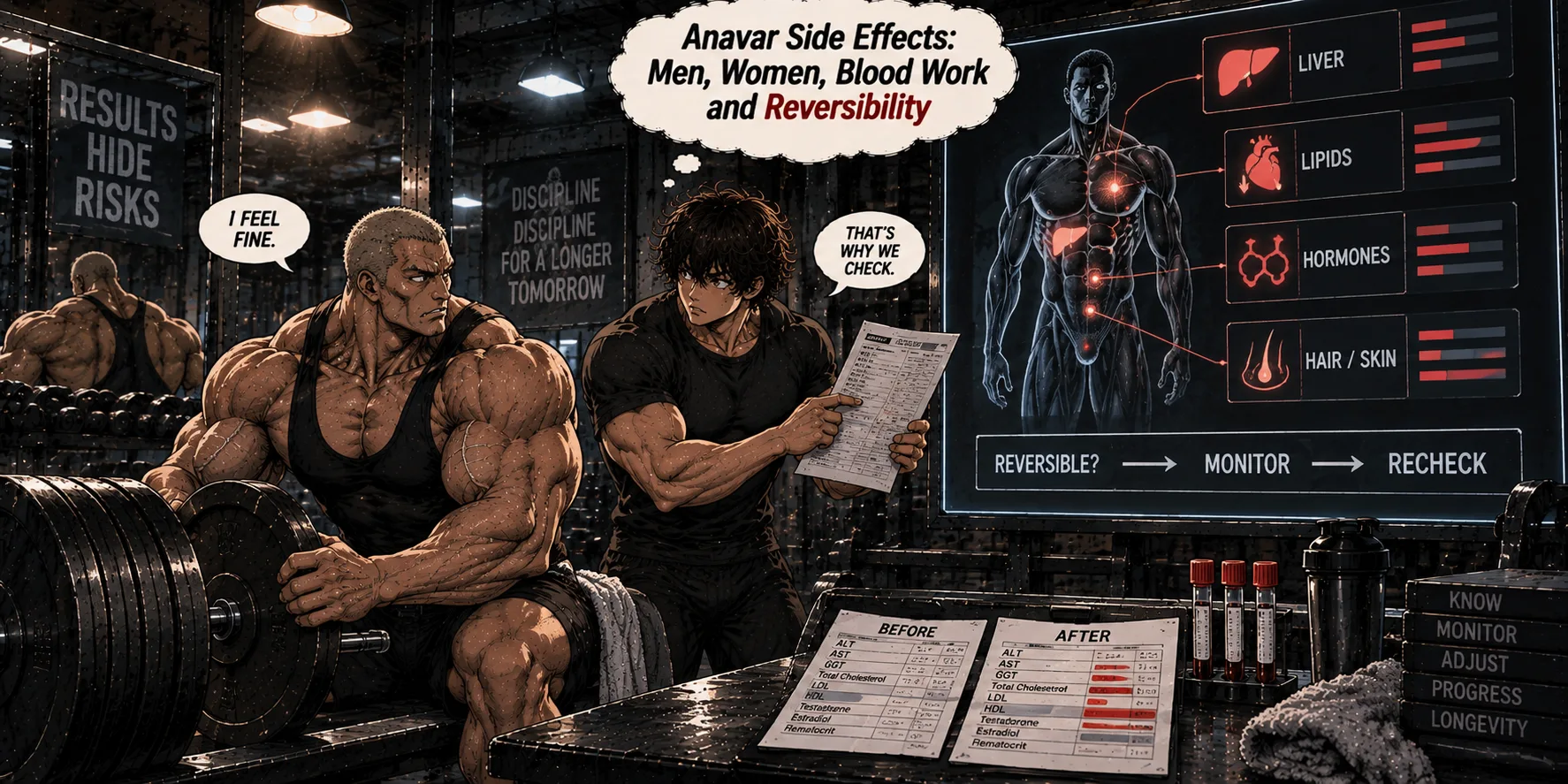 Anavar Side Effects: Men, Women, Blood Work and Reversibility