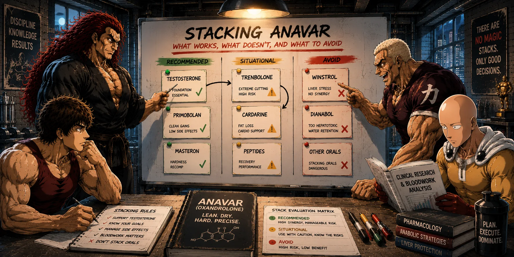 Stacking Anavar: What Works, What Doesn't, and What to Avoid